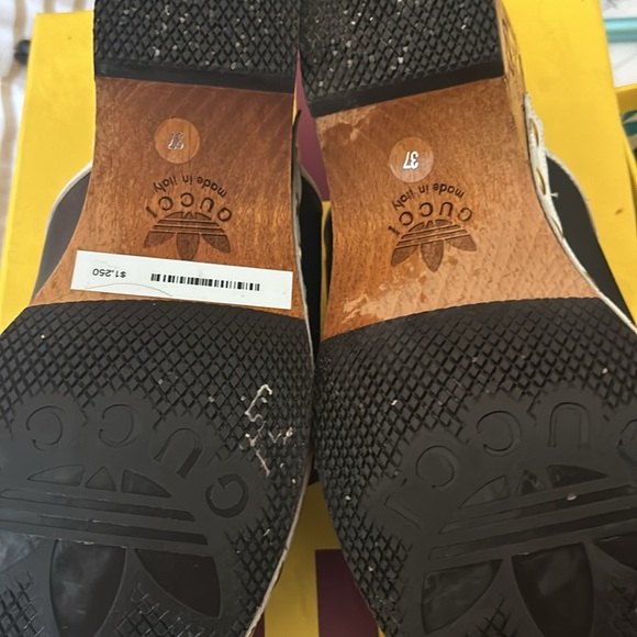 Gucci/Adidas Line Clogs - Like New - Worn Once twice with box - paid $1250. - Picture 5 of 7